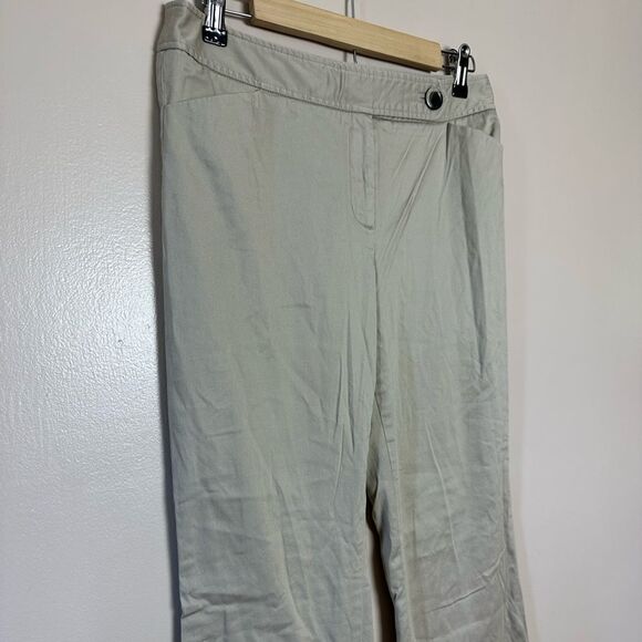 CLEARANCE! Cream WHBM Legacy Chinos Size 6 EUC - Picture 3 of 5